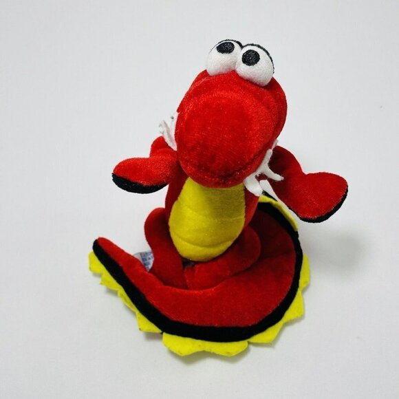 BJ Toy Red Dragon Plush 8” Chinese New Year Lunar Fire Asia Asian Animal Sitting - Picture 1 of 12